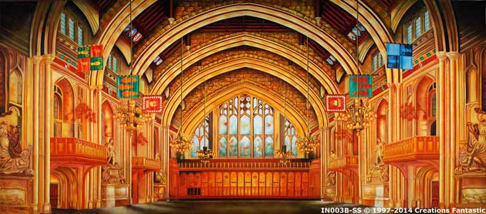 Backdrop IN 003B-SS Gothic Cathedral Interior B