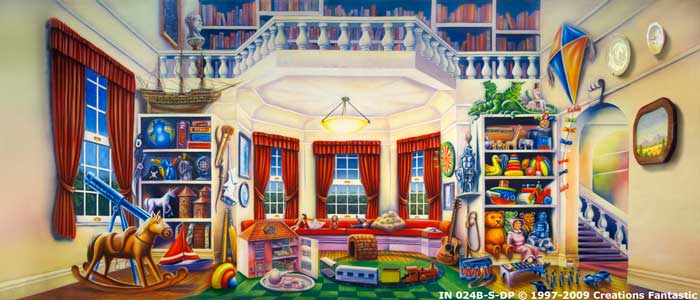 Backdrop IN 024B-S-DP Toy Room B