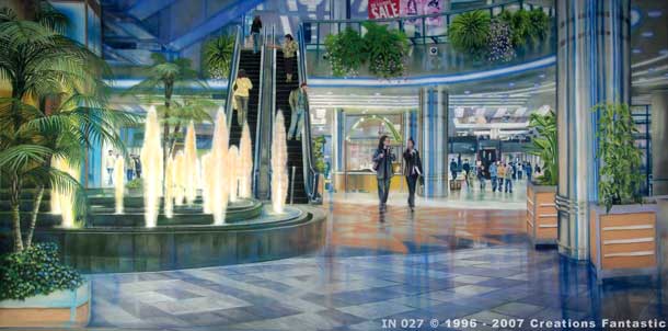 Backdrop IN027 Shopping Mall Interior