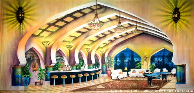 Backdrop IN 029 Rick's Cafe Interior 1