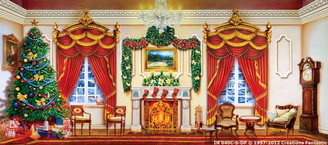 Backdrop IN040C-S-DP Victorian Parlour Interior 3C