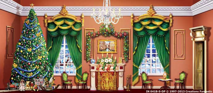 Backdrop IN041B-S-DP Victorian Parlour Interior 4B