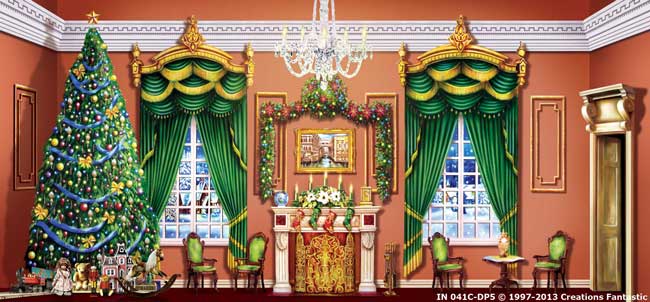 Backdrop IN041C-DP5 Victorian Parlour Interior 4C