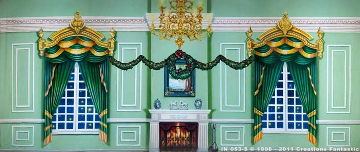 Backdrop IN053-S Victorian Parlour Interior 6