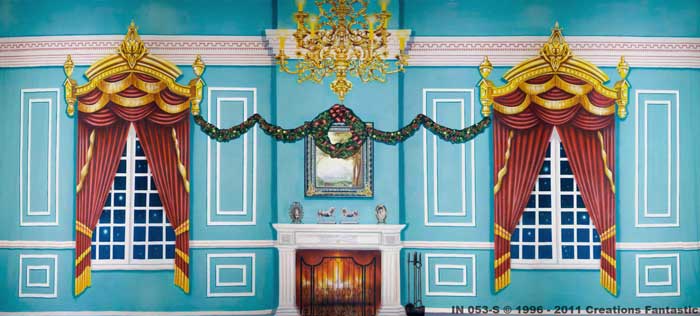 Backdrop IN055-S Victorian Parlour Interior 7