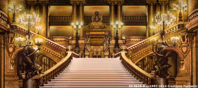 Backdrop IN 062B-S Paris Opera Staircase B