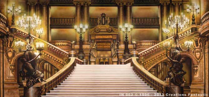 Backdrop IN 062 Paris Opera Staircase