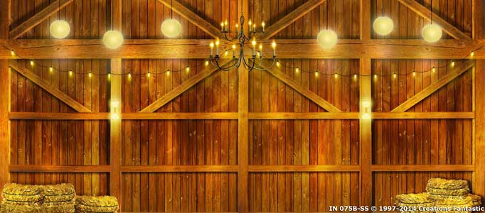 Backdrop IN075B-SS Party Barn 3B