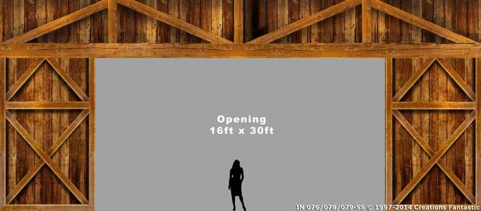 Backdrop IN076-078-079 Barn Header & Legs Set 1