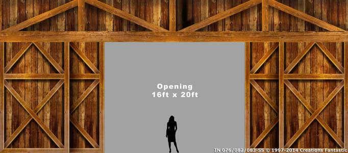 Backdrop IN076-082-083 Barn Header & Legs Set 2