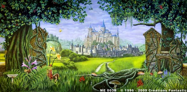 Backdrop ME 003B Medieval Castle 2B