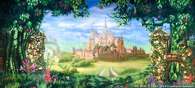 Backdrop ME 003C Medieval Castle 2C
