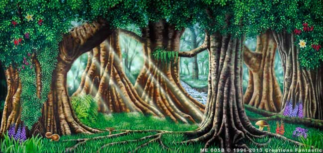 Backdrop ME005B Medieval Forest 1B