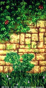 Backdrop ME 012 Medieval Castle Wall Panel 2