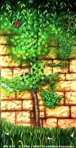 Backdrop ME 013 Medieval Castle Wall Panel 3