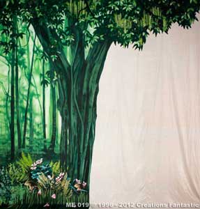 Backdrop ME019 Medieval Forest Cut Leg 1