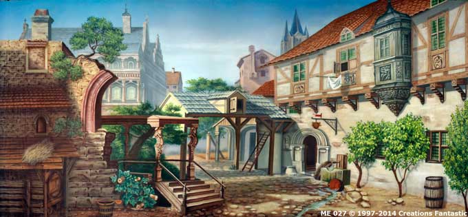 Backdrop ME 027 Old German Village