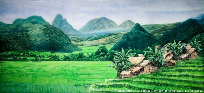 Backdrop OR005 Paddyfields 2