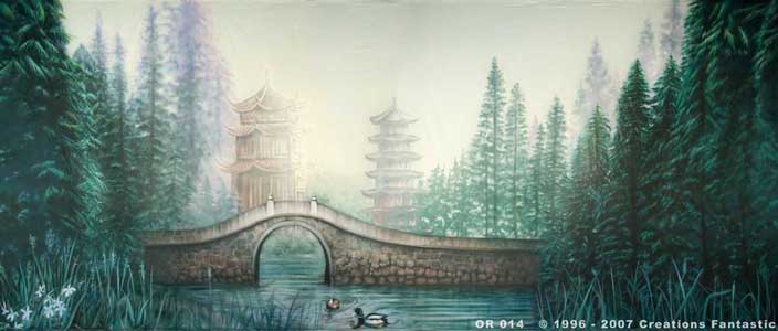 Backdrop OR014-S Japanese Lake 1
