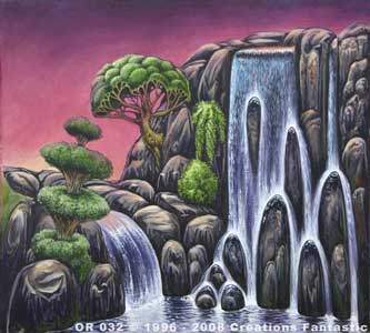 Backdrop OR032 Oriental Waterfall 1