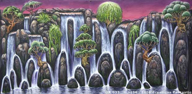Backdrop OR033 Oriental Waterfall 2