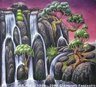 Backdrop OR034 Oriental Waterfall 3