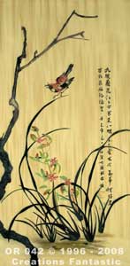 Backdrop OR042 Oriental Flower Panel 2