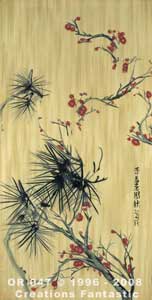 Backdrop OR047 Oriental Flower Panel 7