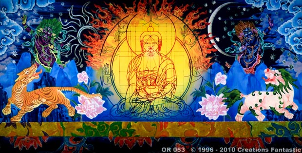 Backdrop OR 053 Techno Buddha
