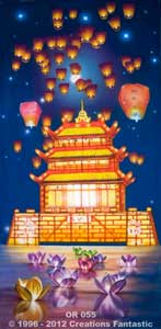 Backdrop OR055 Oriental Celebration Panel 1