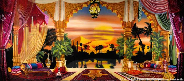 Backdrop SA 010-S Arabian Palace Oasis 1