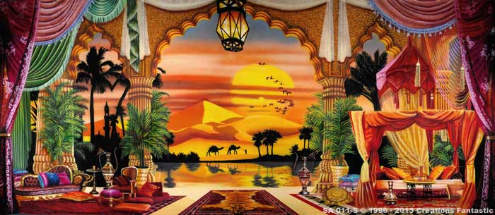 Backdrop SA 011-S Arabian Palace Oasis 2