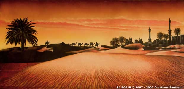 Backdrop SA B001B Sahara Sunset B