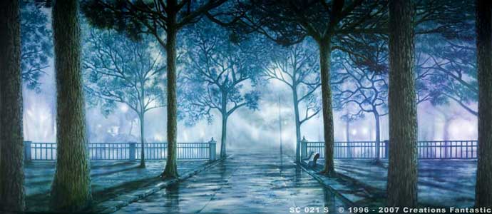 Backdrop SC021-S Park at Night