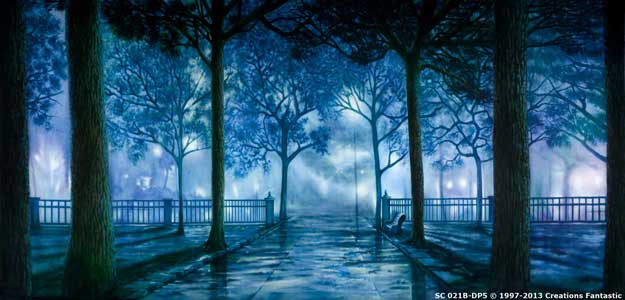Backdrop SC021B-DP5 Park at Night B