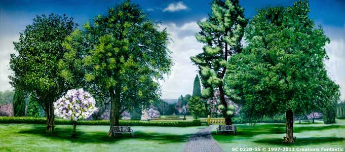 Backdrop SC 022B-SS Park Landscape 2B