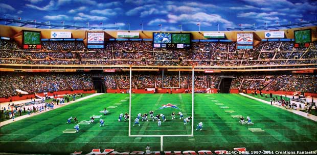 Backdrop SP 014C-DP Football Stadium 2C
