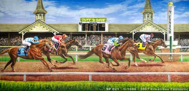 Backdrop SP021 Horse Race 2