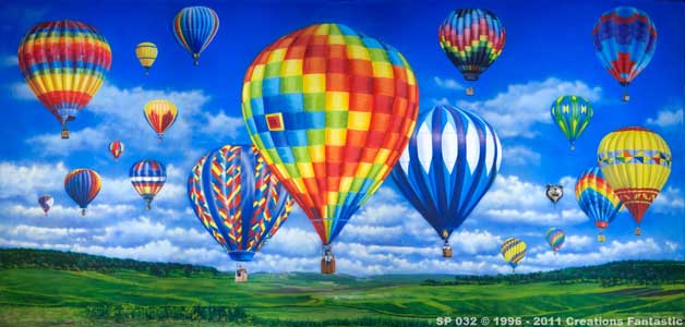 Backdrop SP032 Hot Air Balloons