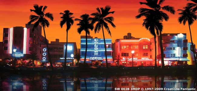 Backdrop SW 002B-DP South Beach Miami B -3M
