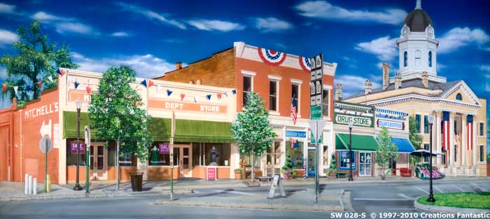 Backdrop SW 028-S Town Square 1