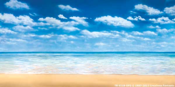 Backdrop TB021B-DP3 Tropical Beach 8B