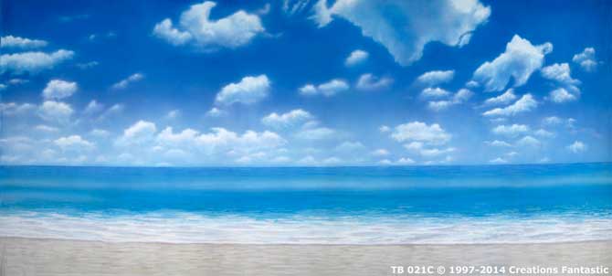 Backdrop TB021C Tropical Beach 8C