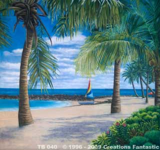 Backdrop TB 040 Key West Beach 1