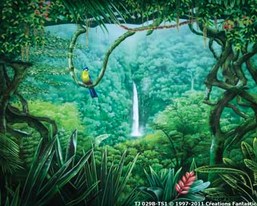 Backdrop TJ 029B-DPTS1 Tropical Jungle 13B