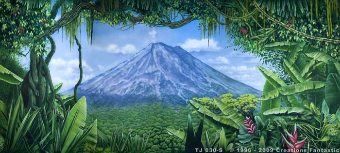 Backdrop TJ0 030-S Tropical Jungle 14