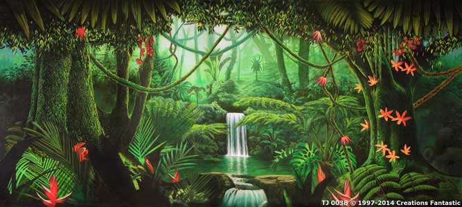 Backdrop TJ 003B Tropical Jungle 3B