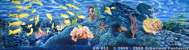 Backdrop UN053 Undersea Door Set Header