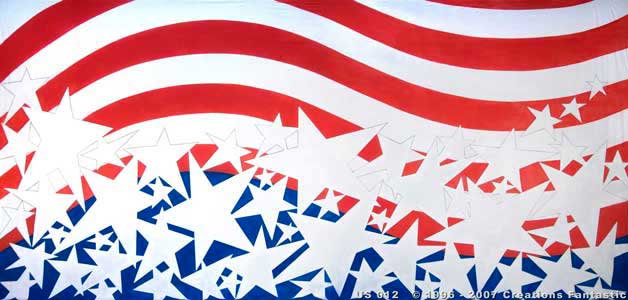 Backdrop US012 Red White and Blue