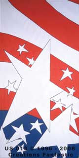 Backdrop US 013 Red White and Blue Panel 1